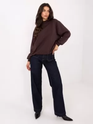 Dámská mikina BASIC FEEL GOOD RV-BL-5185.70P DARK BROWN