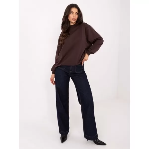  Dámská mikina BASIC FEEL GOOD RV-BL-5185.70P DARK BROWN 