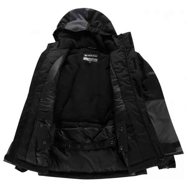  Dětská lyžařská bunda ALPINE PRO DEARO 3 BLACK 
