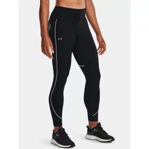  Dámské termo legíny UNDER ARMOUR UA RUSH CG NOVELTY LEGGING 1365720-001 ČERNÁ 