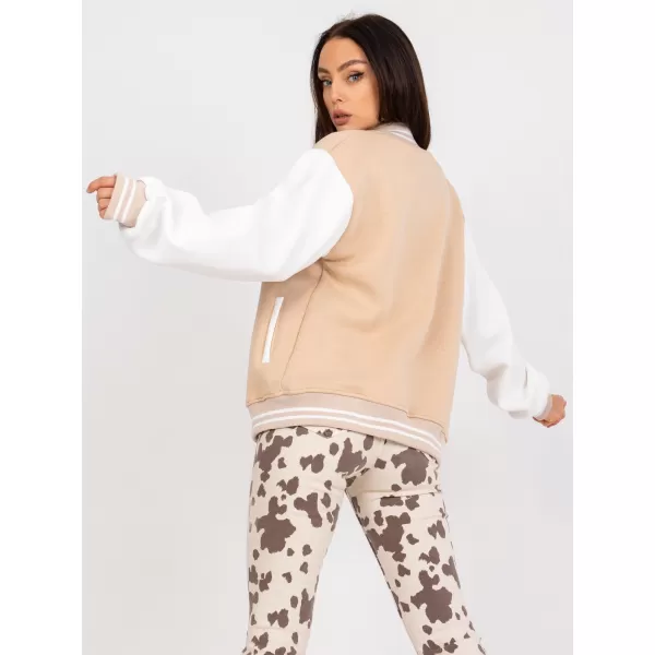  Dámská mikina EX MODA EM-BL-697.88 BEIGE 