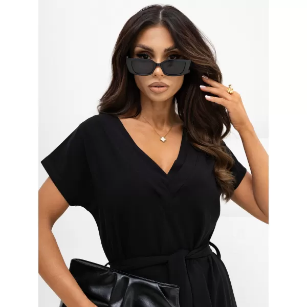  Dámské šaty RUE PARIS RV-SK-A1448.21 BLACK 
