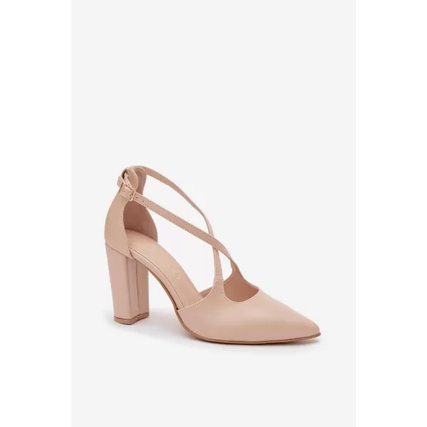  Dámské lodičky ZAZOO 1053 BROWN 