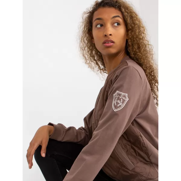  Dámská mikina RUE PARIS RV-BL-8225.88 BROWN 