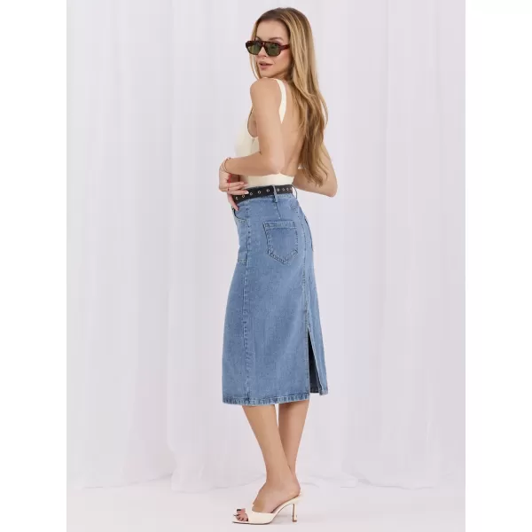  Dámská sukně FACTORY PRICE HM-SD-MC7308.29 DARK BLUE 