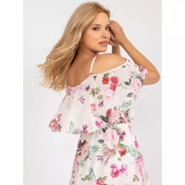  Dámské šaty OCH BELLA TW-SK-BI-1100.45 LIGHT BEIGE 