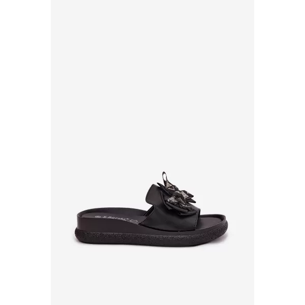  Dámské pantofle S.BARSKI KV61-6061 BLACK 