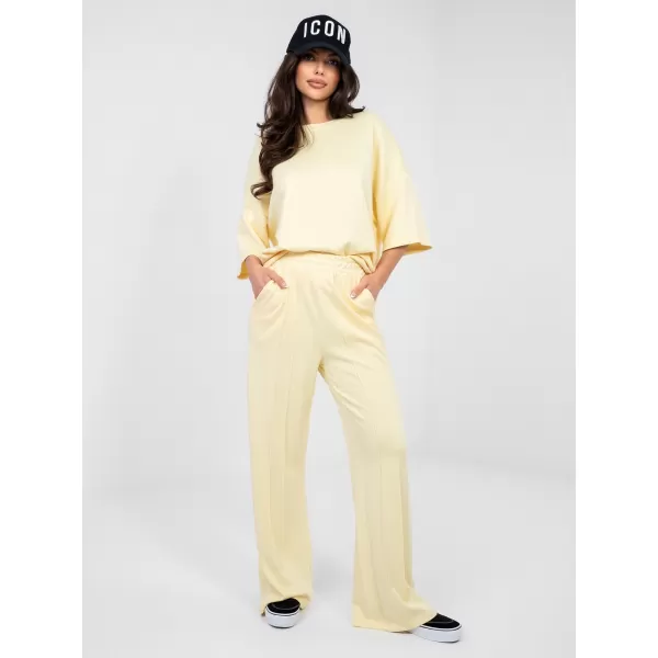  Dámské tepláky RUE PARIS RV-DR-A1062.08 BRIGHT YELLOW 