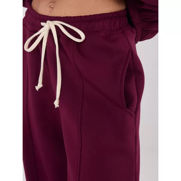  Dámské kalhoty FACTORY PRICE SM-SP-A1561.25 BURGUNDY 