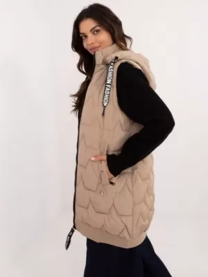Dámská vesta FACTORY PRICE SK-KZ-HH-079.09 BEIGE