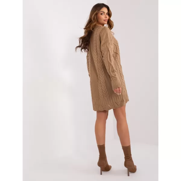  Dámské šaty RUE PARIS LC-SK-8012-2.25P DARK BEIGE 