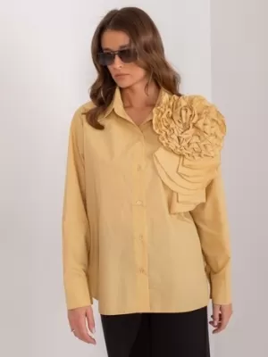 Dámská košile LAKERTA LK-KS-509612.28 DARK YELLOW