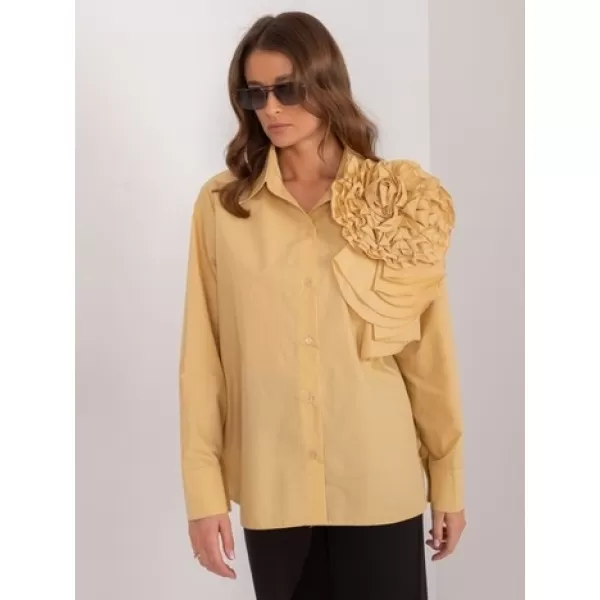  Dámská košile LAKERTA LK-KS-509612.28 DARK YELLOW 