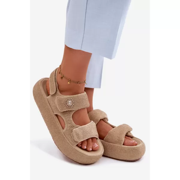  Dámské sandály GOE TT2N4101 BEIGE 