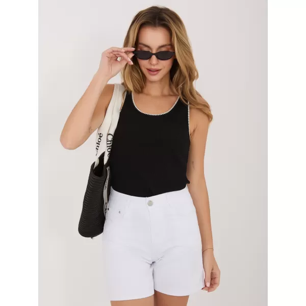  Dámský top RUE PARIS RV-TP-A1344.08P BLACK 