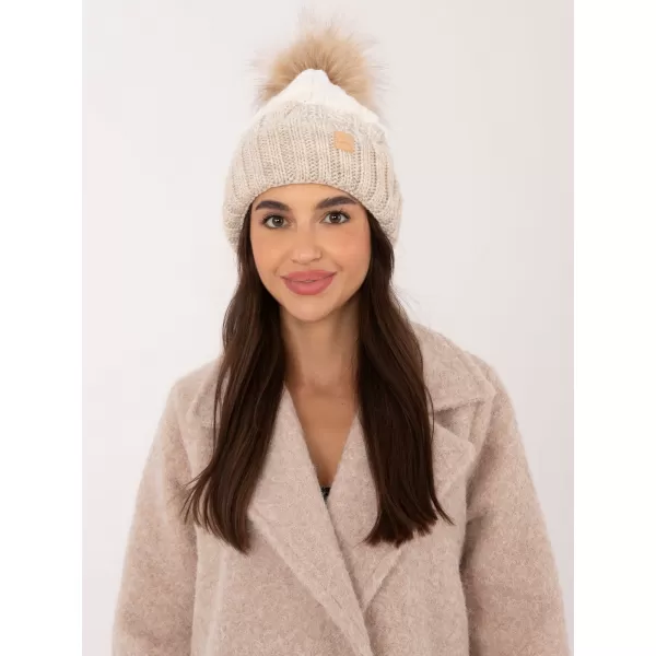  Dámská čepice RUE PARIS JK-CZ-52.31 BEIGE 