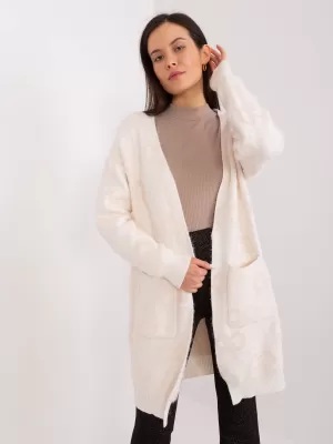Dámský svetr WOOL FASHION ITALIA AT-SW-23401-A.39 LIGHT BEIGE