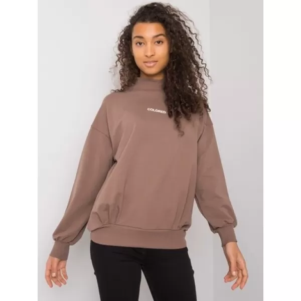  Dámská mikina RUE PARIS RV-BL-7323.00X BROWN 
