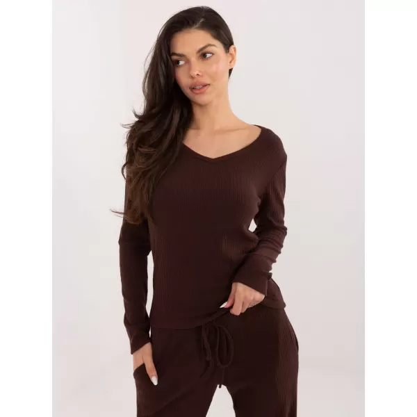  Dámský svetr FACTORY PRICE SM-SW-A1568.79 DARK BROWN 
