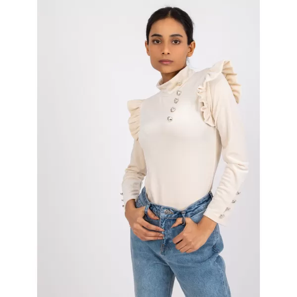  Dámská halenka ITALY MODA DHJ-BZ-6533A.44P LIGHT BEIGE 