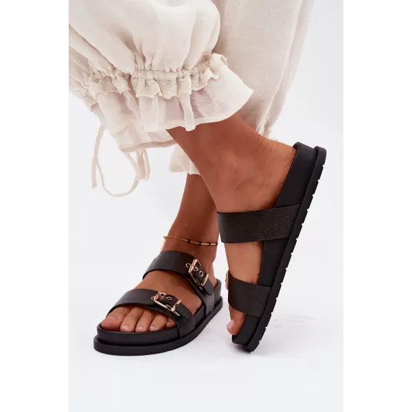 Dámské nazouváky BOTO LS-873-01 BLACK 