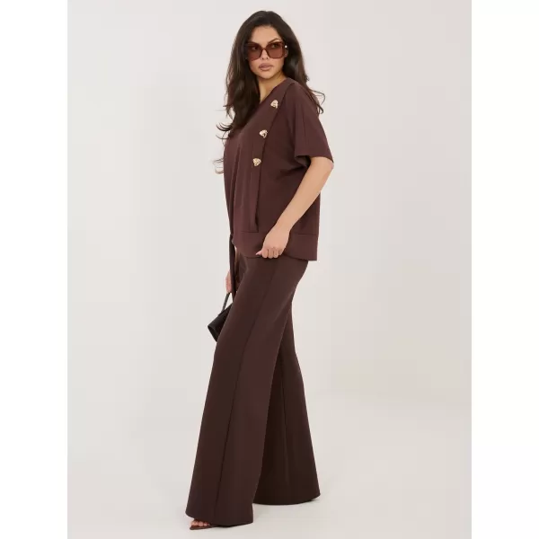  Dámský komplet RELEVANCE RV-KMPL-A1235.29P DARK BROWN 