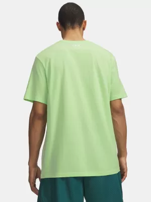 Pánské triko UNDER ARMOUR M SPORTSTYLE LC SS 1326799-712 ZELENÁ