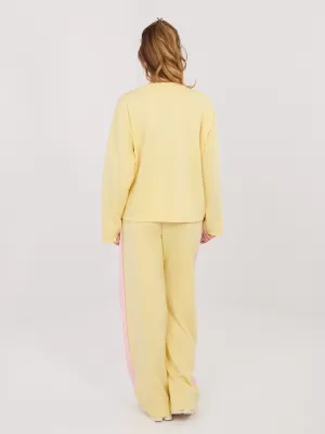 Dámská tepláková souprava RUE PARIS IT-KMPL-22220.69 BRIGHT YELLOW