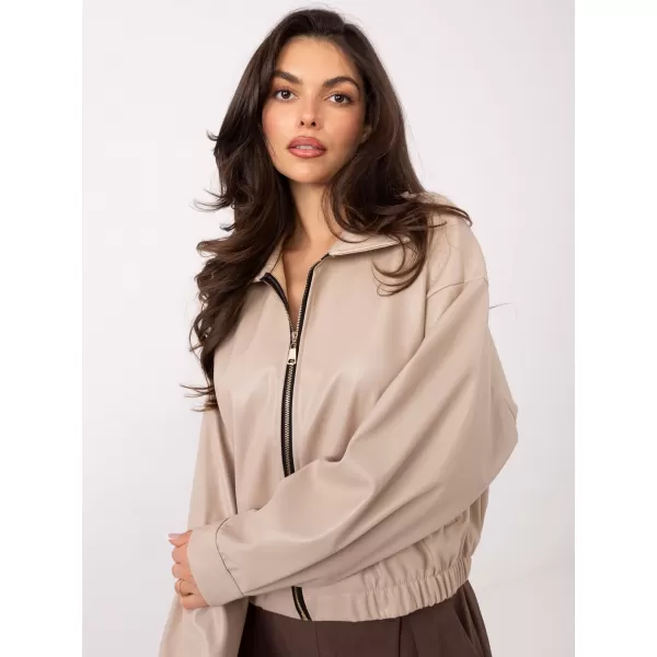  Dámská bunda RUE PARIS IT-KR-FL9707.34 LIGHT BEIGE 