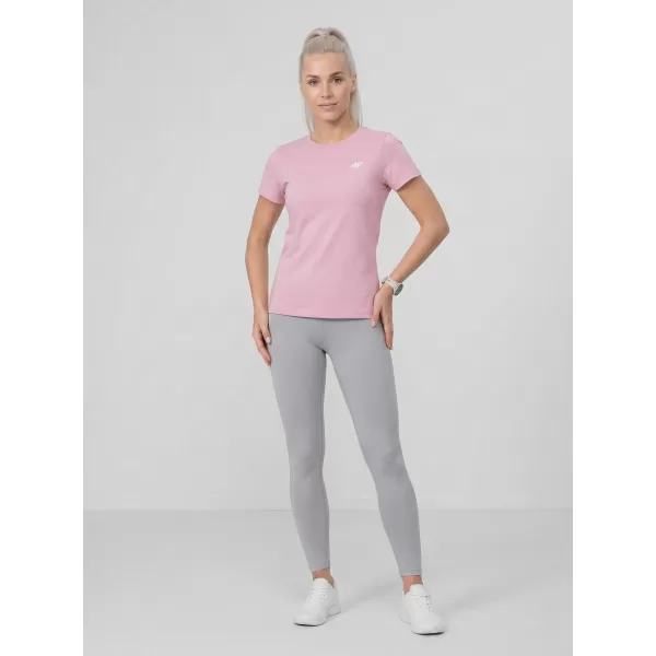  Dámské triko 4F 4FWMM00TTSHF3306 LIGHT PINK 