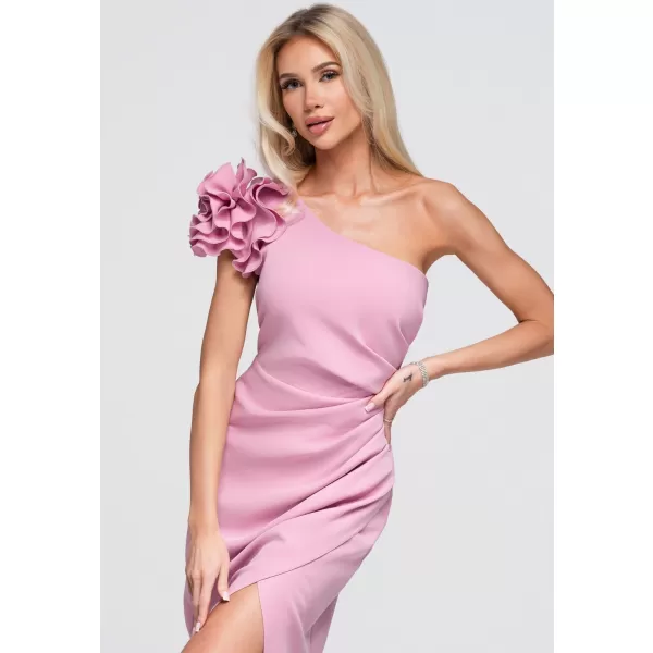  Dámské šaty LARICA LA-OM-DLR377 PINK 
