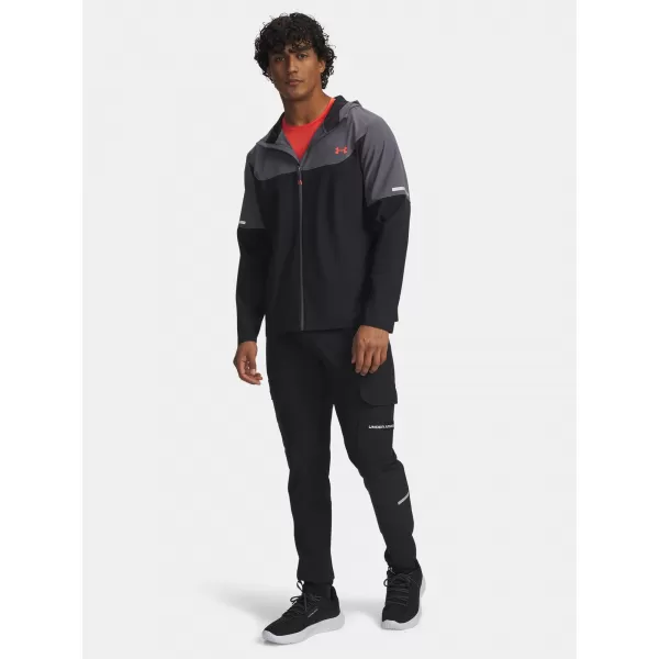  Pánské sportovní kalhoty UNDER ARMOUR TECH UTILITY WOVEN PANT 6004966-003 ČERNÁ 