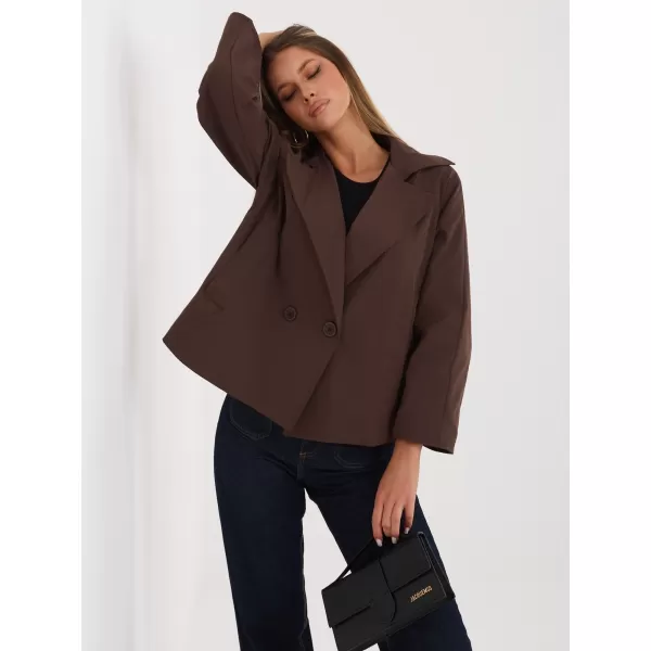  Dámská bunda RUE PARIS IT-KR-FL8897KSM.02 BROWN 