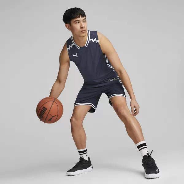  Pánský dres PUMA HOOPS TEAM GAME JERSEY 676628-03 PUMA NAVY 