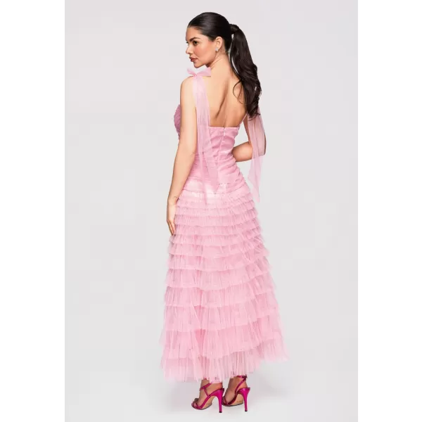  Dámské šaty LARICA LA-OM-DLR312 PINK 