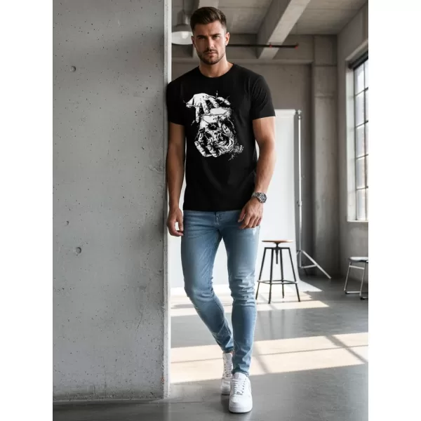  Pánské triko DSTREET ČERNÁ 