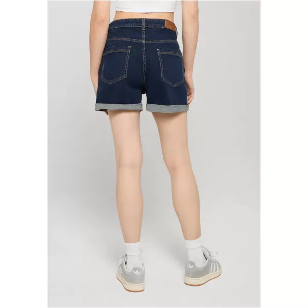  Dámské kraťasy URBAN CLASSICS TB8371 DARK BLUE WASHED 