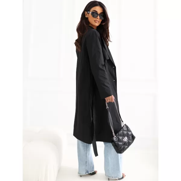  Dámský kabát RUE PARIS IT-PL-FL8808.01 BLACK 