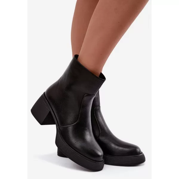  Dámské kotníkové boty D&A CR62-3369 BLACK 
