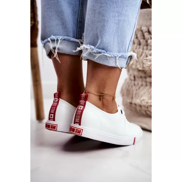  Dámské tenisky BIG STAR SHOES GG274005 WHITE/RED 