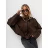 Dámská bunda ITALY MODA MI-KR-A273616.73 BROWN