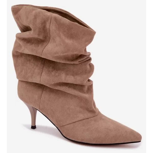  Dámské kotníkové boty BOTO 52268 BEIGE 