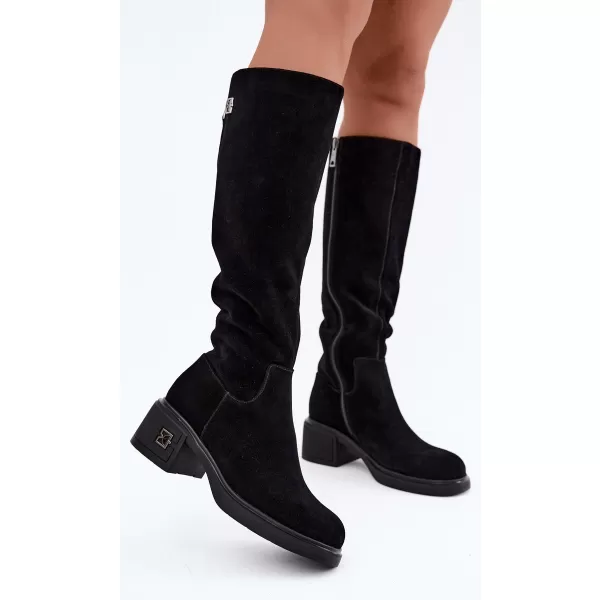  Dámské kozačky VINCEZA 67056 BLACK 