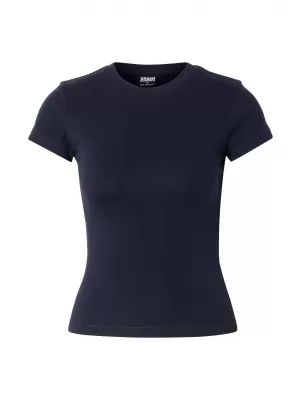 Dámské tričko URBAN CLASSICS TB8569-01641 MIDNIGHT NAVY