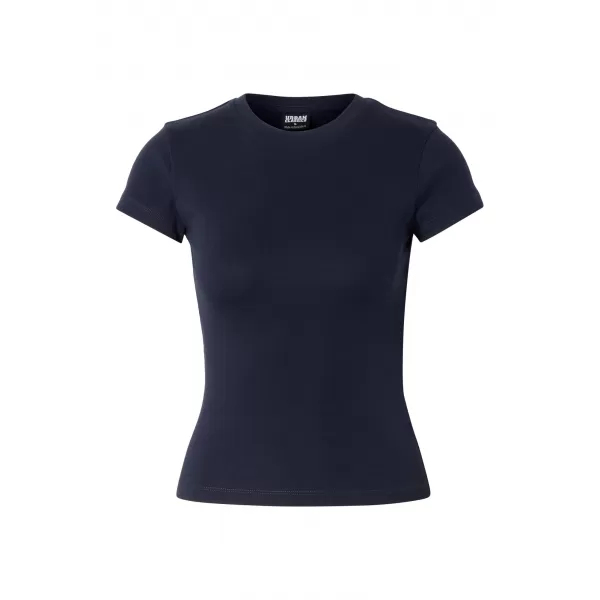 Dámské tričko URBAN CLASSICS TB8569-01641 MIDNIGHT NAVY 