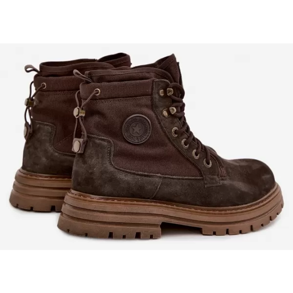  Pánské boty BIG STAR SHOES UU174254 BROWN/BEIGE SHADOWS 