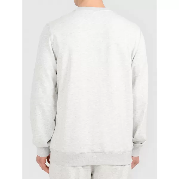  Pánská mikina 4F 4FWMM00TSWSM2549 COLD LIGHT GREY MELANGE 