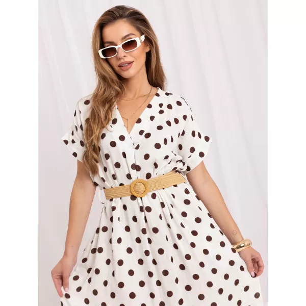  Dámské šaty ITALY MODA IT-SK-19070.74 ECRU 