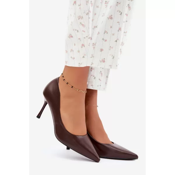  Dámské lodičky BOTO D-1295 BROWN 