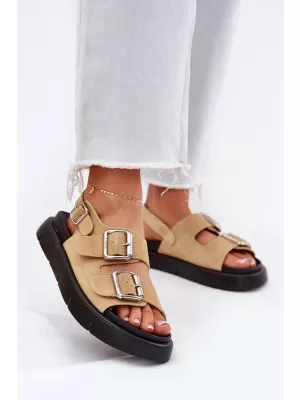 Dámské sandály BIG STAR SHOES RR274665 BEIGE